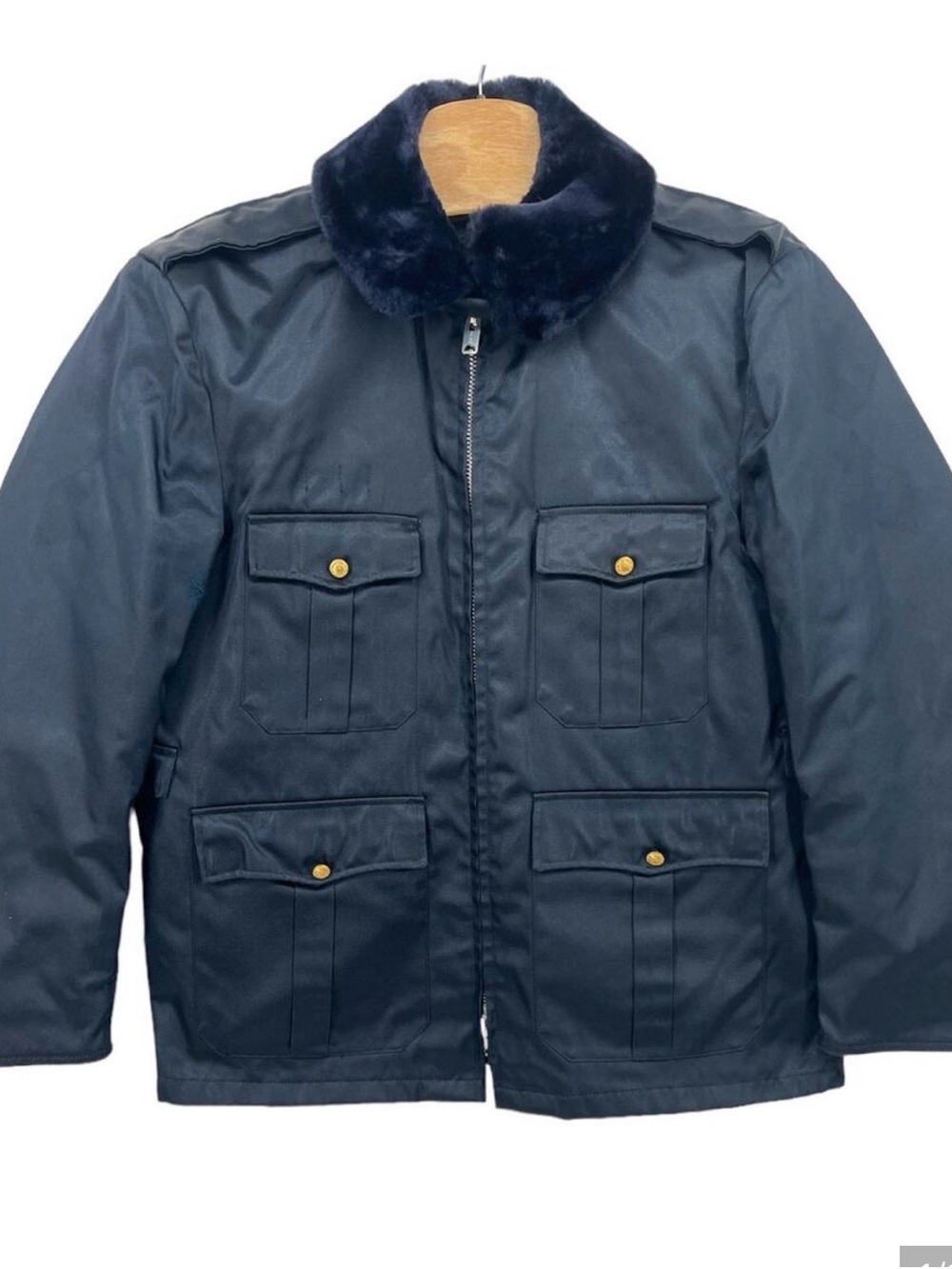 VTG 80s Men's Tufnyl‎ by Blauer Talon Zipper Police Security Jacket W/ Liner